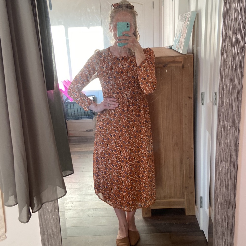 Floral MIDI Dress